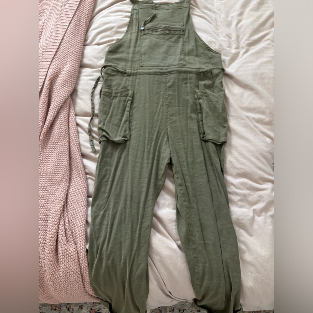 Army green coveralls